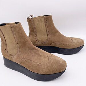 PAOLO SIMONINI Leather Ankle Boots EU 40 US 9.5 Made in Italy